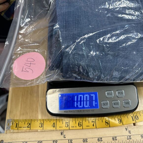 7 for All Mankind Jeans Women’s 27 Light Wash Flare Denim Bell‎ Bottom Western - Picture 16 of 16